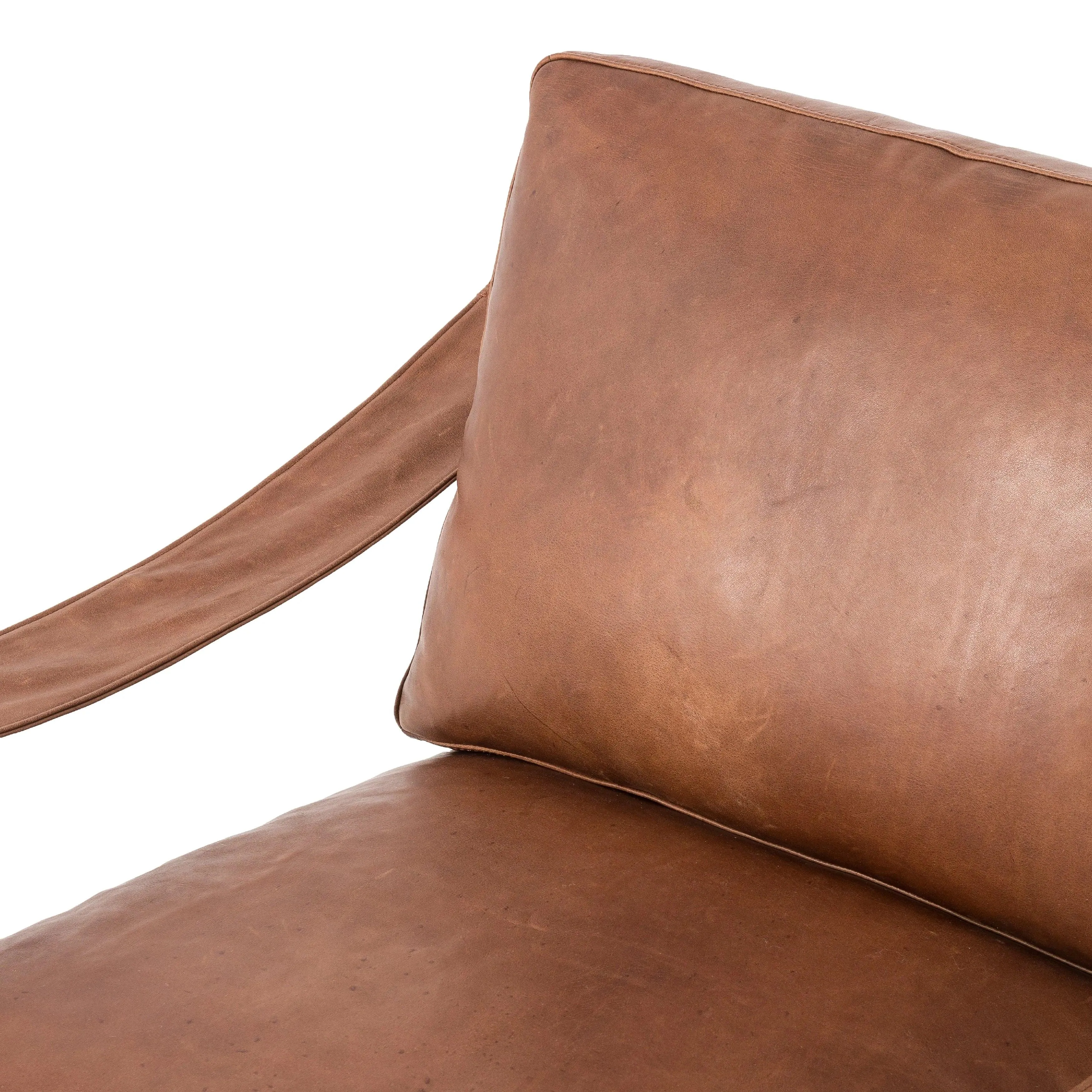 Mesa Leather Accent Chair w/ Swivel