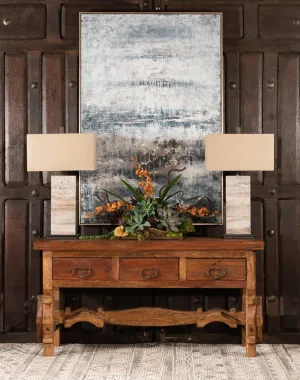 Mesquite Spanish Console Table euro sham, pillow shams