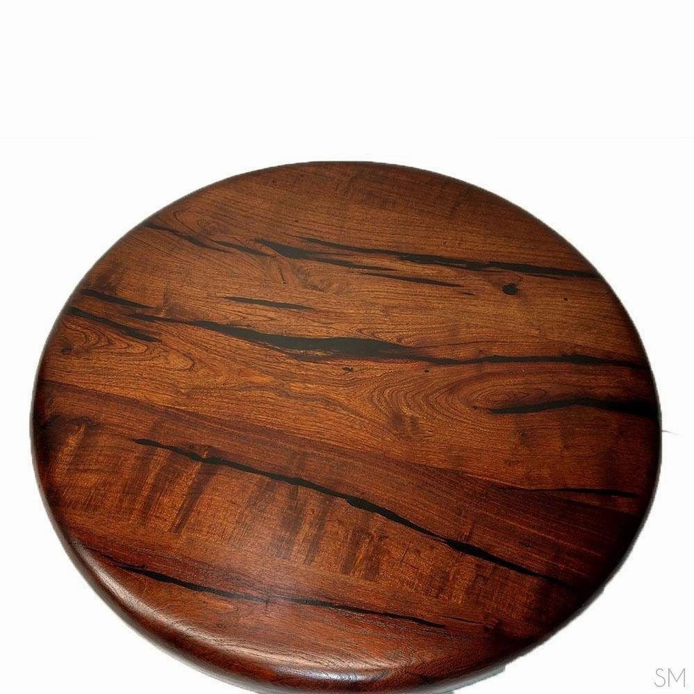 Mesquite & Iron Pub Table