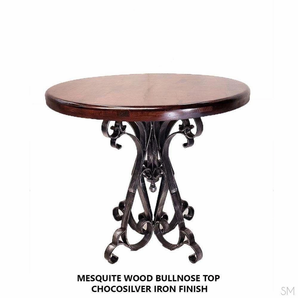 Mesquite & Iron Pub Table