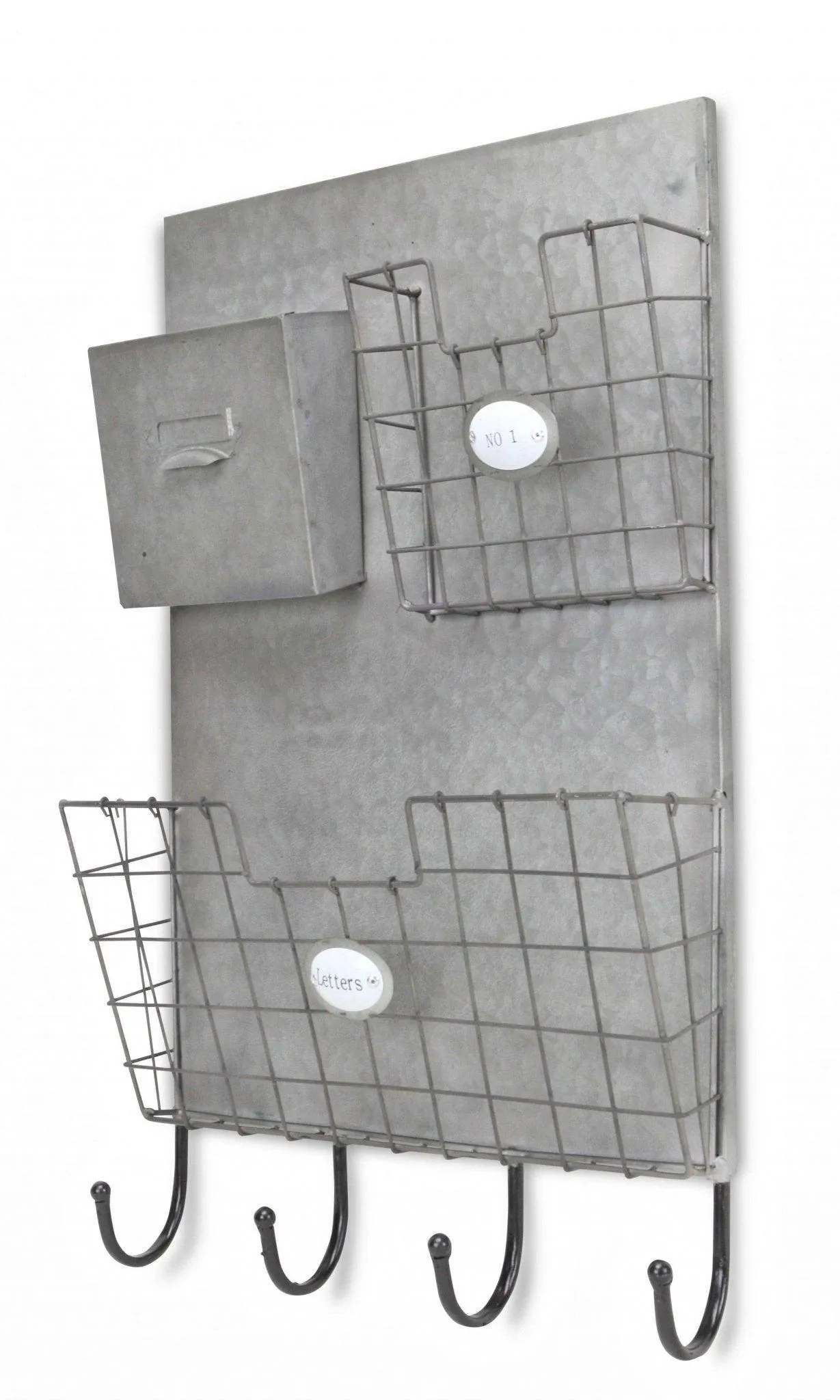 Metal & Mesh Wall Organizer