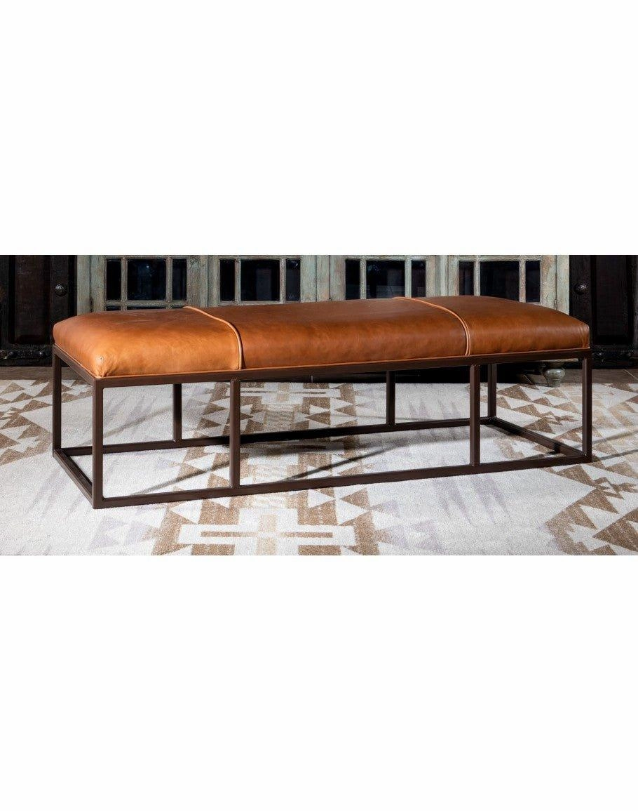 Mexia Leather Long Bench