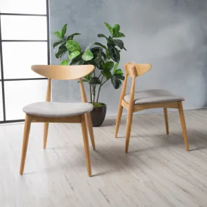 Mid-Century Modern Design Wood Dining Chairs (Set of 2) - NH079992 dining table set, 6-piece dining set