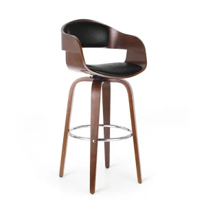 Mid-Century Modern Upholstered Swivel Barstool - NH071413 bar stool, counter stool