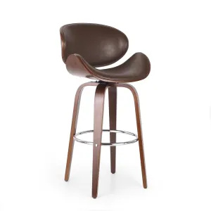 Mid-Century Modern Upholstered Swivel Barstool - NH661413 bar stool, counter stool
