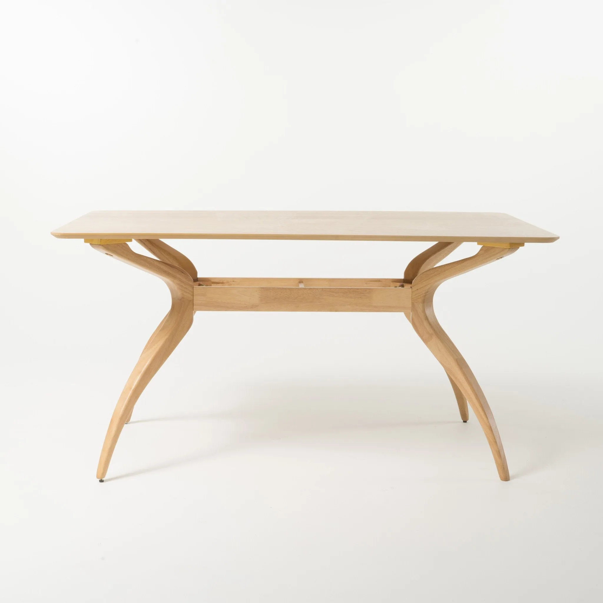Mid Century Natural Oak Finish 5 Piece Dining Set - NH823992
