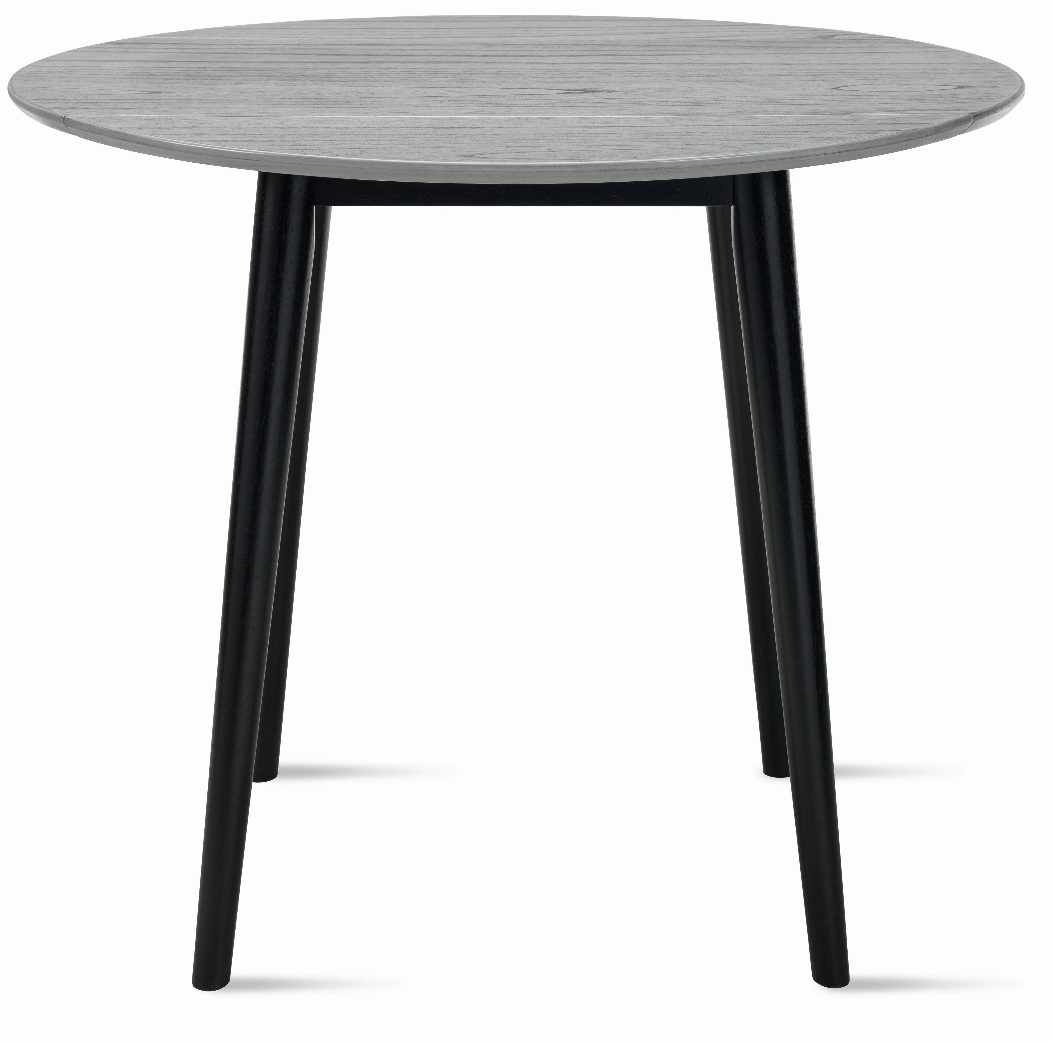 Midland Dining Table with Drop Leaf - Grey, Black