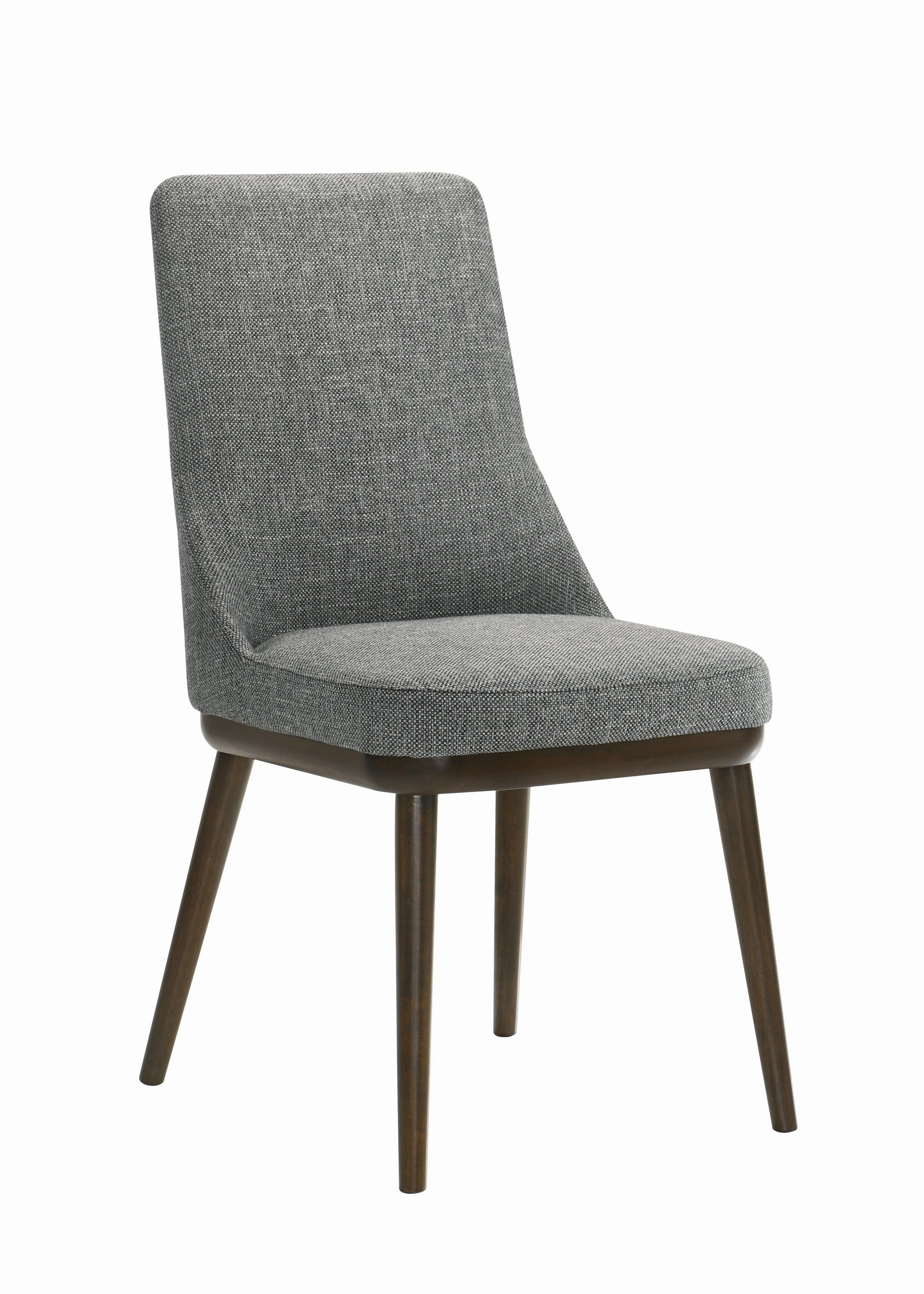 Mikael 5-Piece Round Dining Set - Grey, Weathered Oak