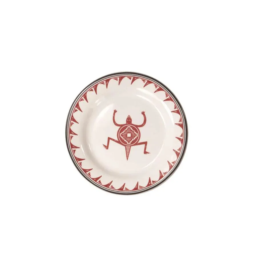 Mimbreo Dinnerware - White & Maroon