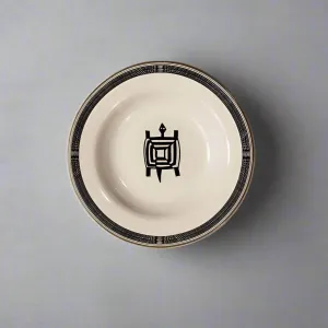Mimbreo Soup Bowl - Black White toilet seat cover, slow close seat