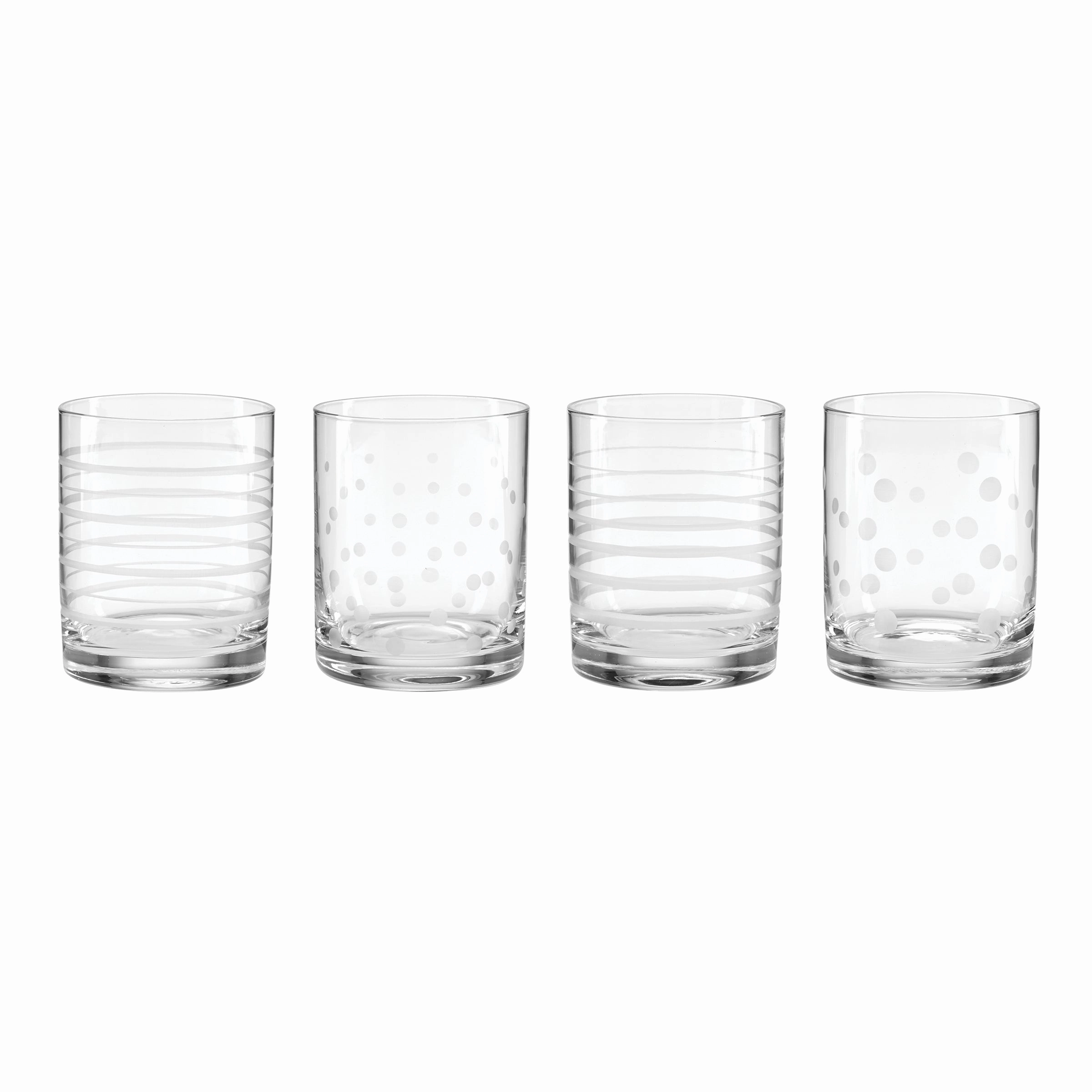 Mingle Double Old Fashion Glasses - Set Of 4