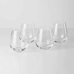 Mingle Stemless Wine Glasses - Set Of 4