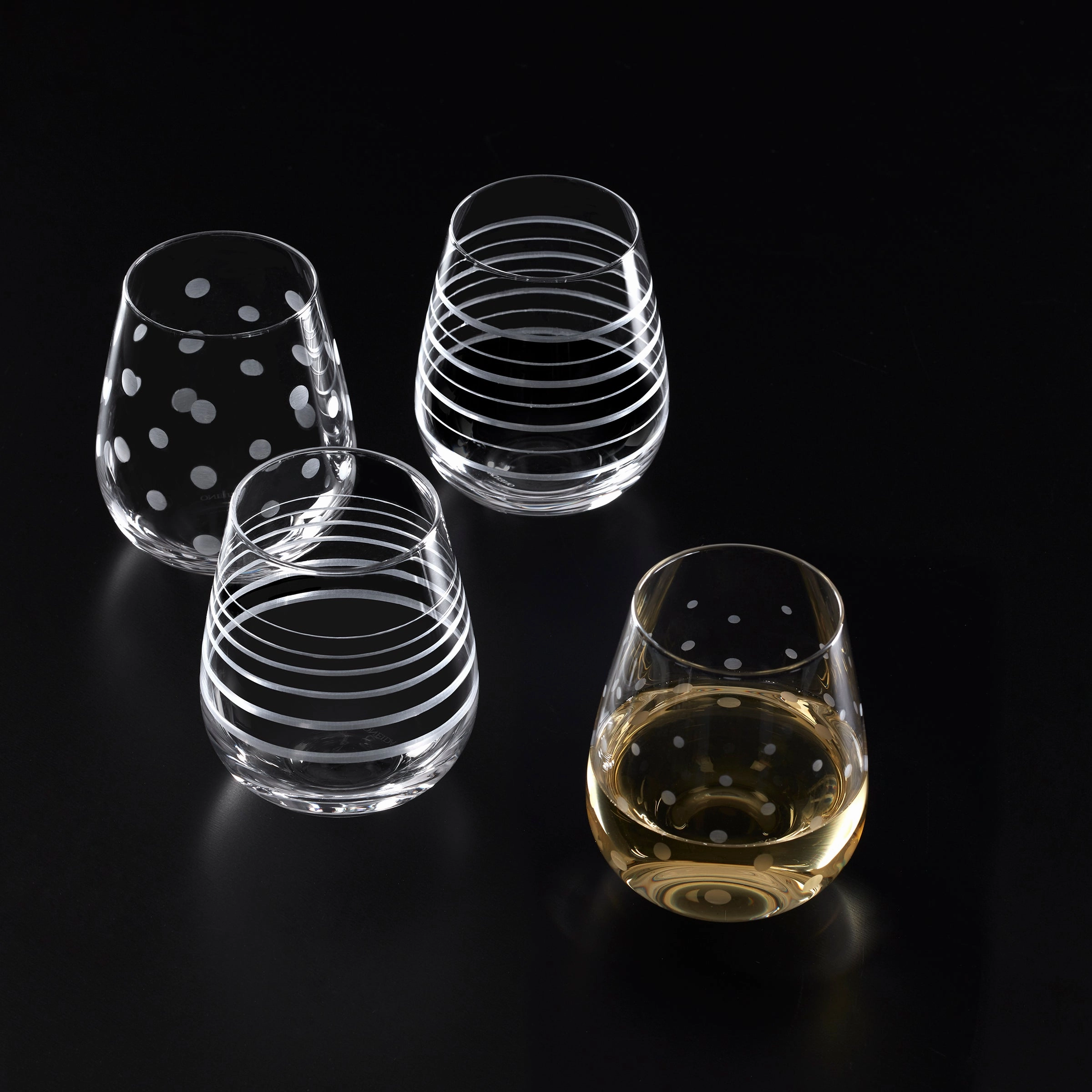 Mingle Stemless Wine Glasses - Set Of 4