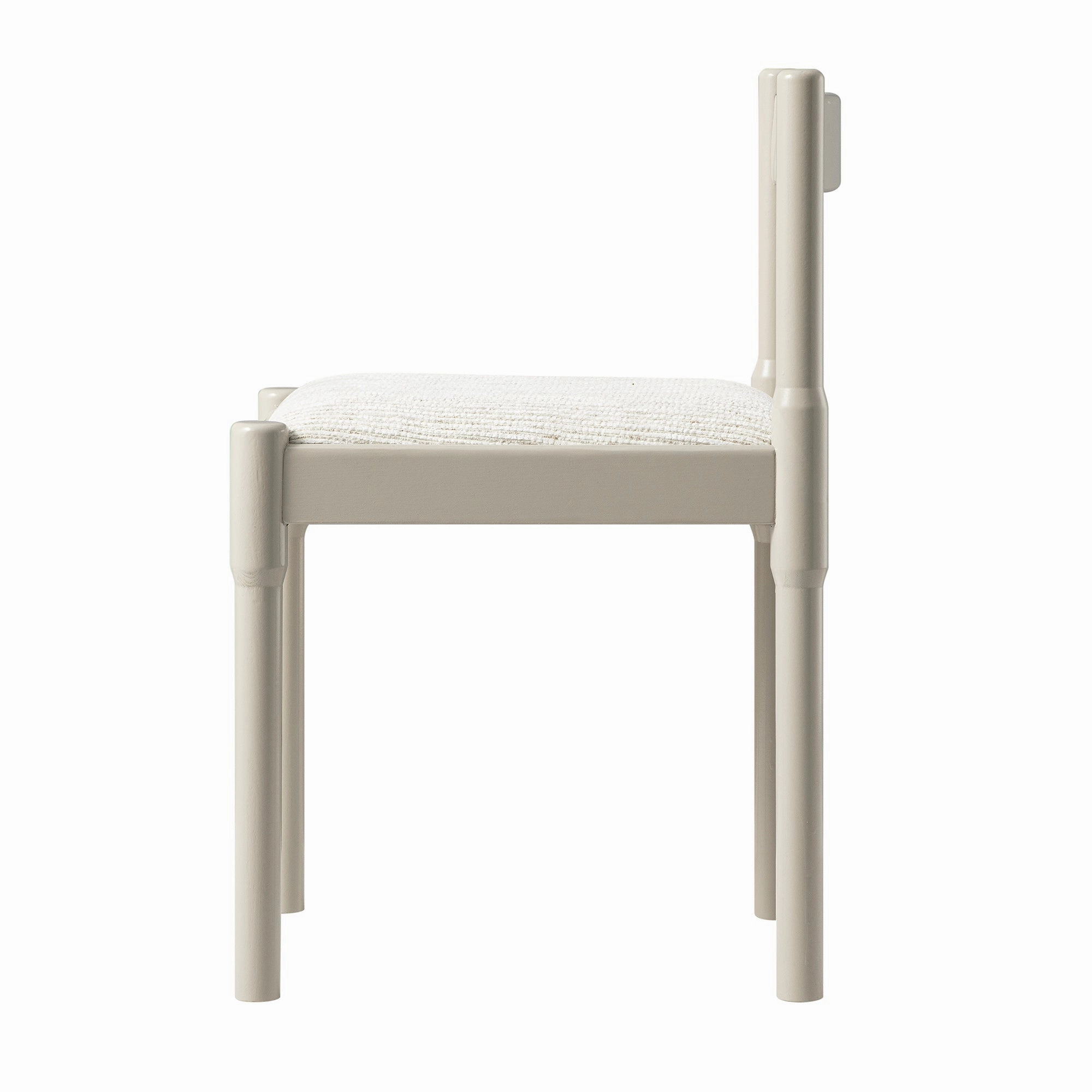 Minley 2-in-1 Dining Chair, Light Taupe High Gloss