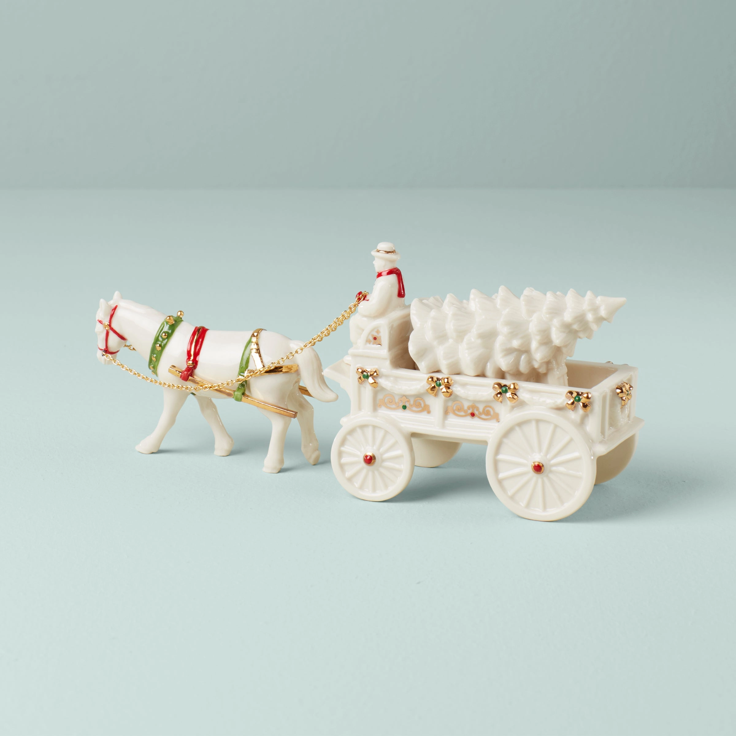 Mistletoe Park Farm Wagon Figurine