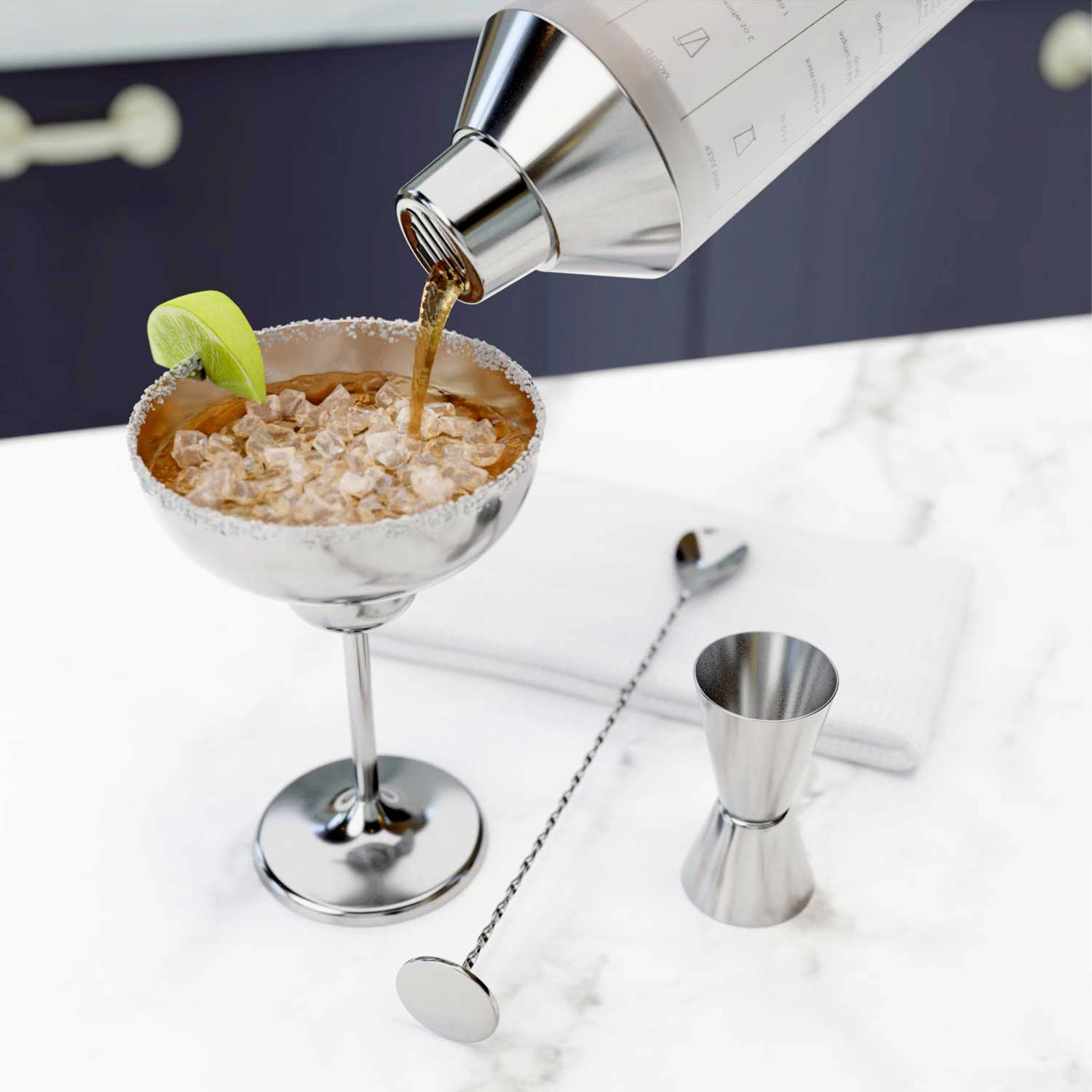 Mixology Shaker Tool Set 5 pc
