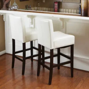 Modern 26-Inch Leather Counter Stool (Set of 2) - NH225732 bar stool, counter stool