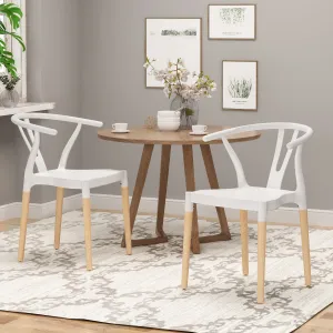 Modern Dining Chair with Beech Wood Legs (Set of 2) - NH059803 dining table set, 6-piece dining set