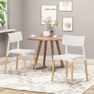 Modern Dining Chair with Beech Wood Legs (Set of 2) - NH849803 dining table set, 6-piece dining set