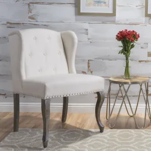 Modern Fabric Wingback Chair - NH558992 dining table set, 6-piece dining set