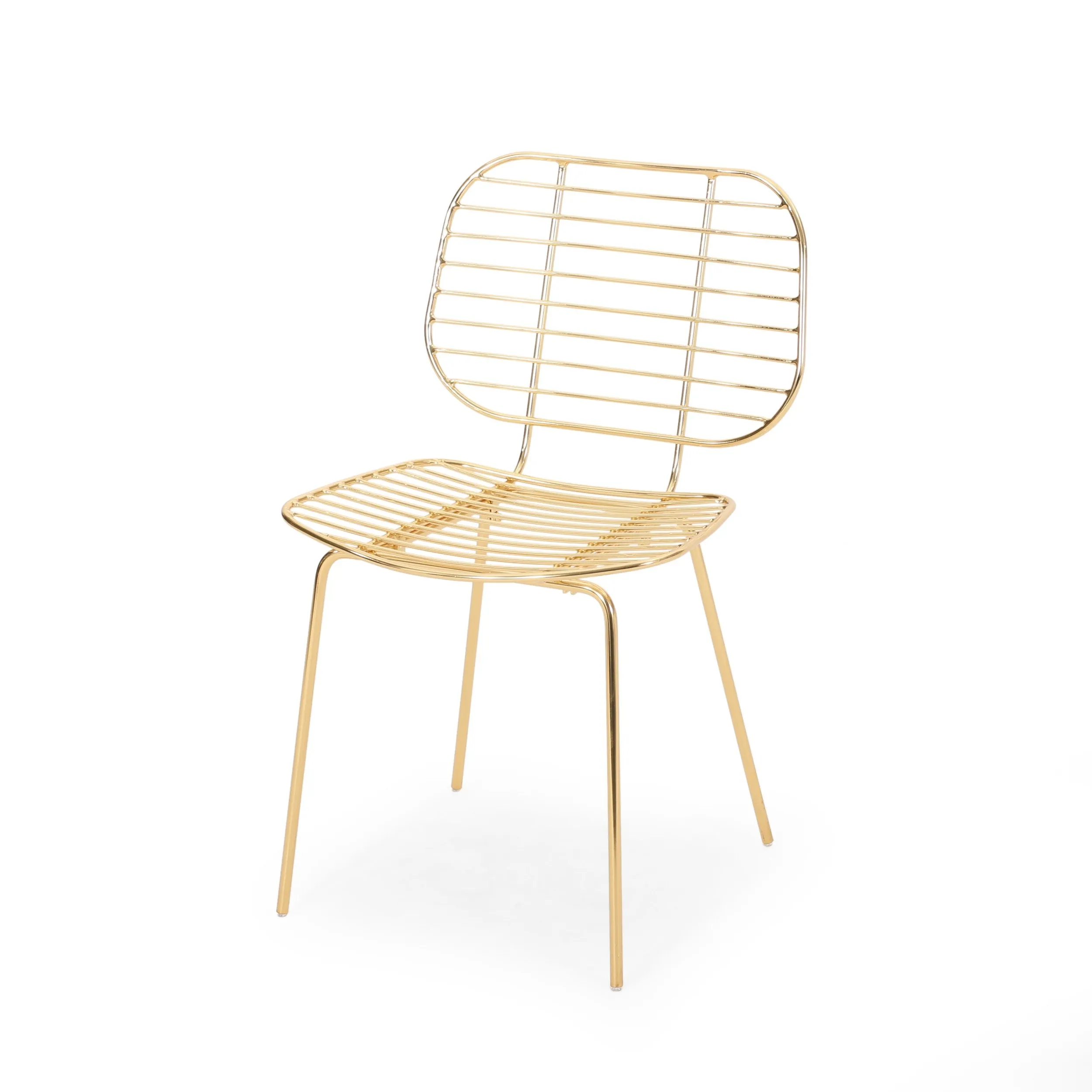 Modern Glam Iron Dining Chair - NH803113