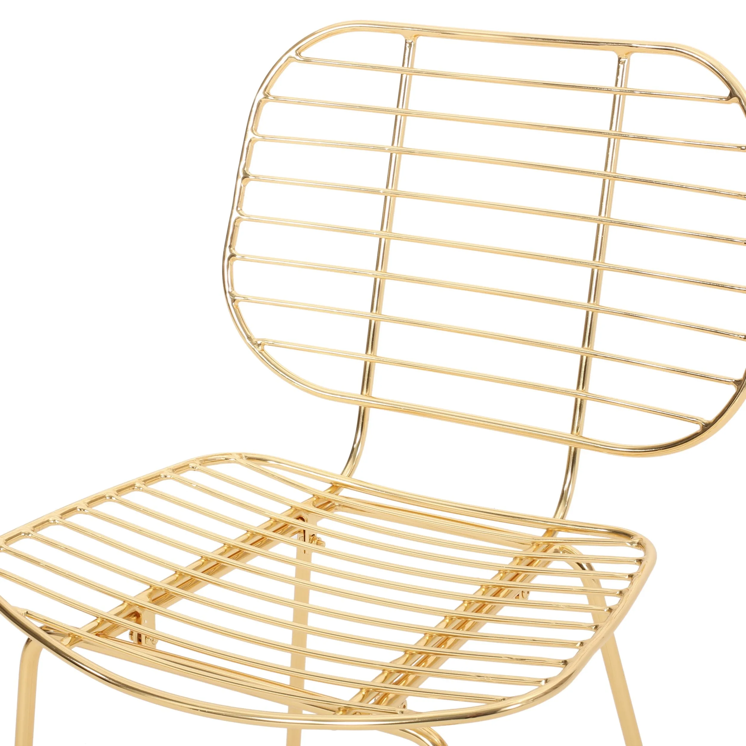 Modern Glam Iron Dining Chair - NH803113