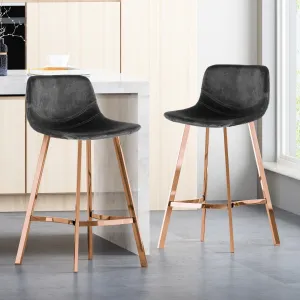 Modern Glam Velvet Bar Stool (Set of 2) - NH971113 bar stool, counter stool