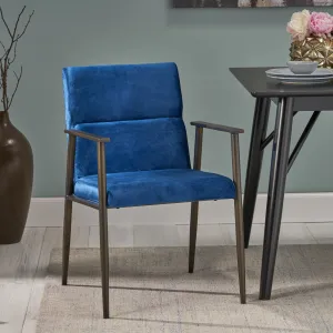 Modern Glam Velvet Dining Arm Chair - NH932803 dining table set, 6-piece dining set