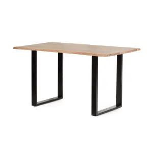 Modern Industrial Acacia Wood Dining Table - NH014313 kitchen island table, dining furniture