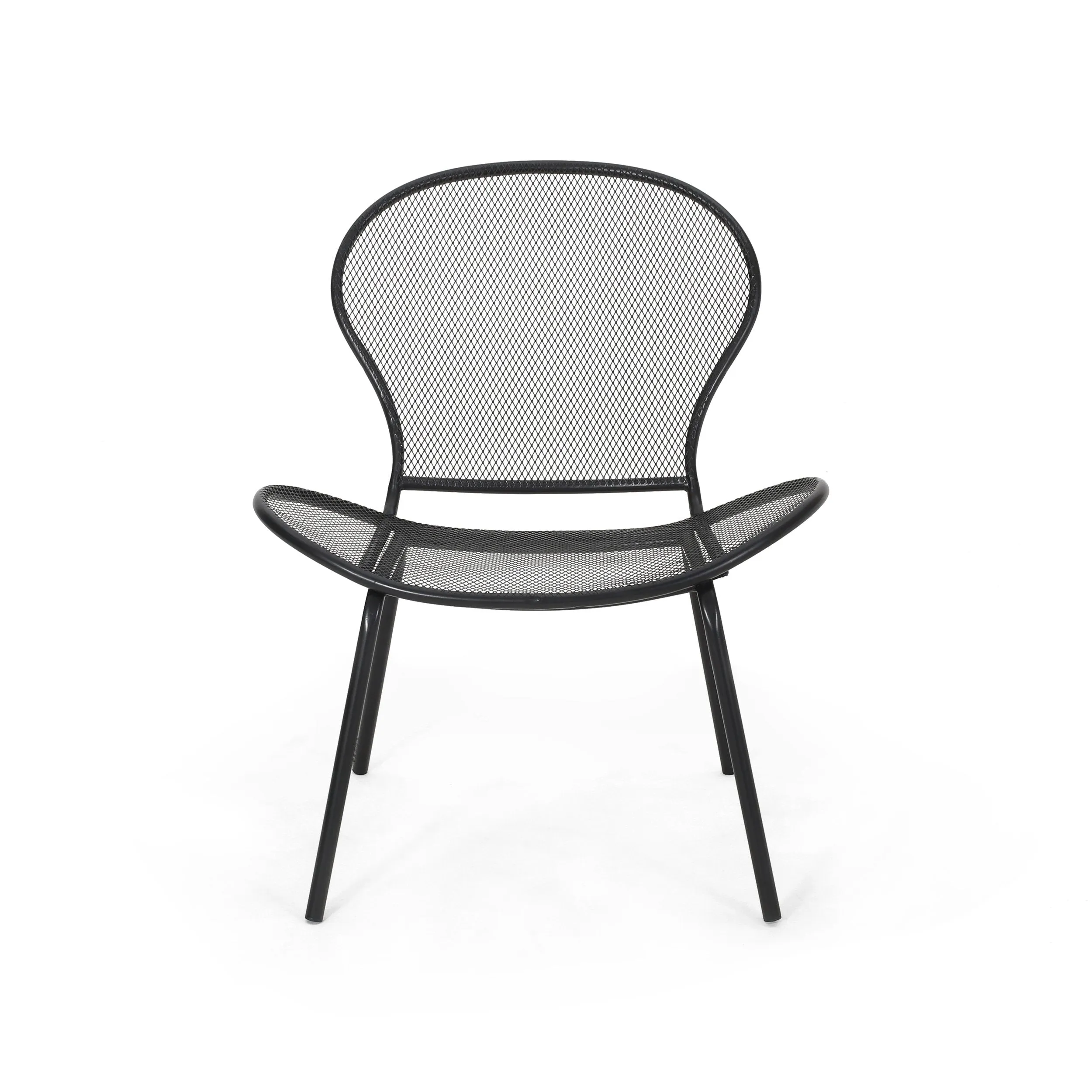 Modern Outdoor Iron Club Chair (Set of 2) - NH053013