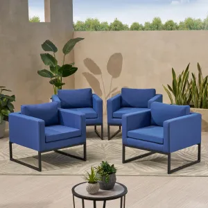 Modern Outdoor Upholstered Club Chair (Set of 4) - NH282013 chandelier, pendant light