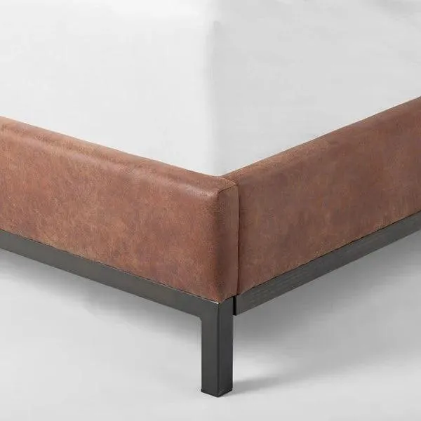 Modern Rustic Tufted Bed