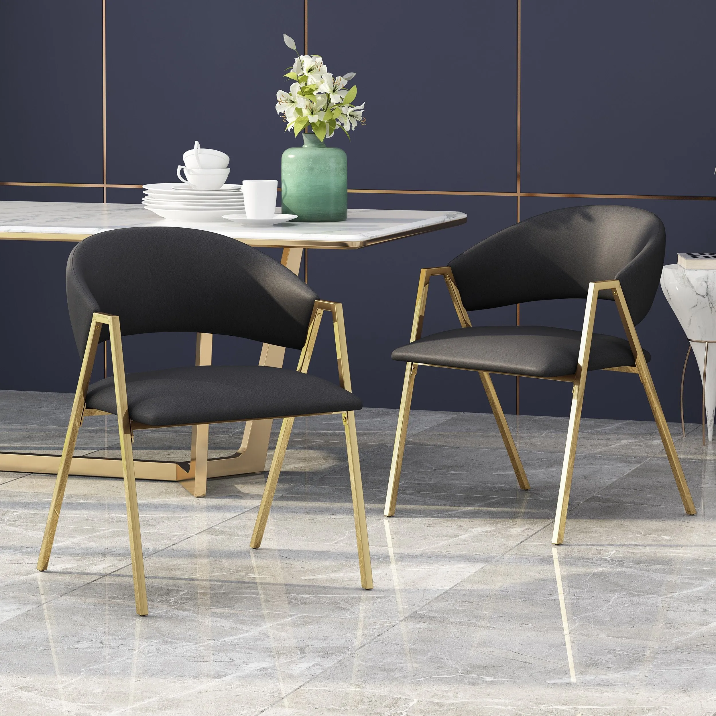 Modern Upholstered Dining Chair (Set of 2) - NH781113 dining table set, 6-piece dining set