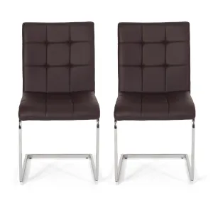 Modern Upholstered Waffle Stitch Dining Chairs, Set of 2 - NH795413 dining table set, 6-piece dining set