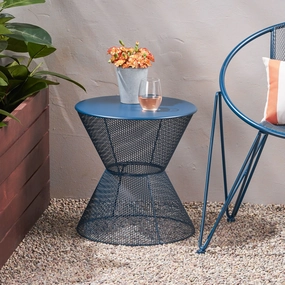 Modern Outdoor Iron Side Table - NH453013 coffee table, accent table