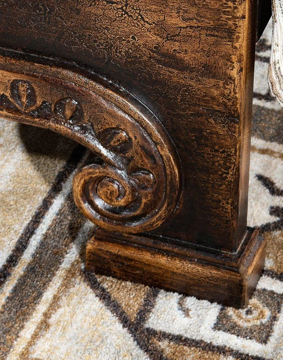 Mohena Hand Carved Bed