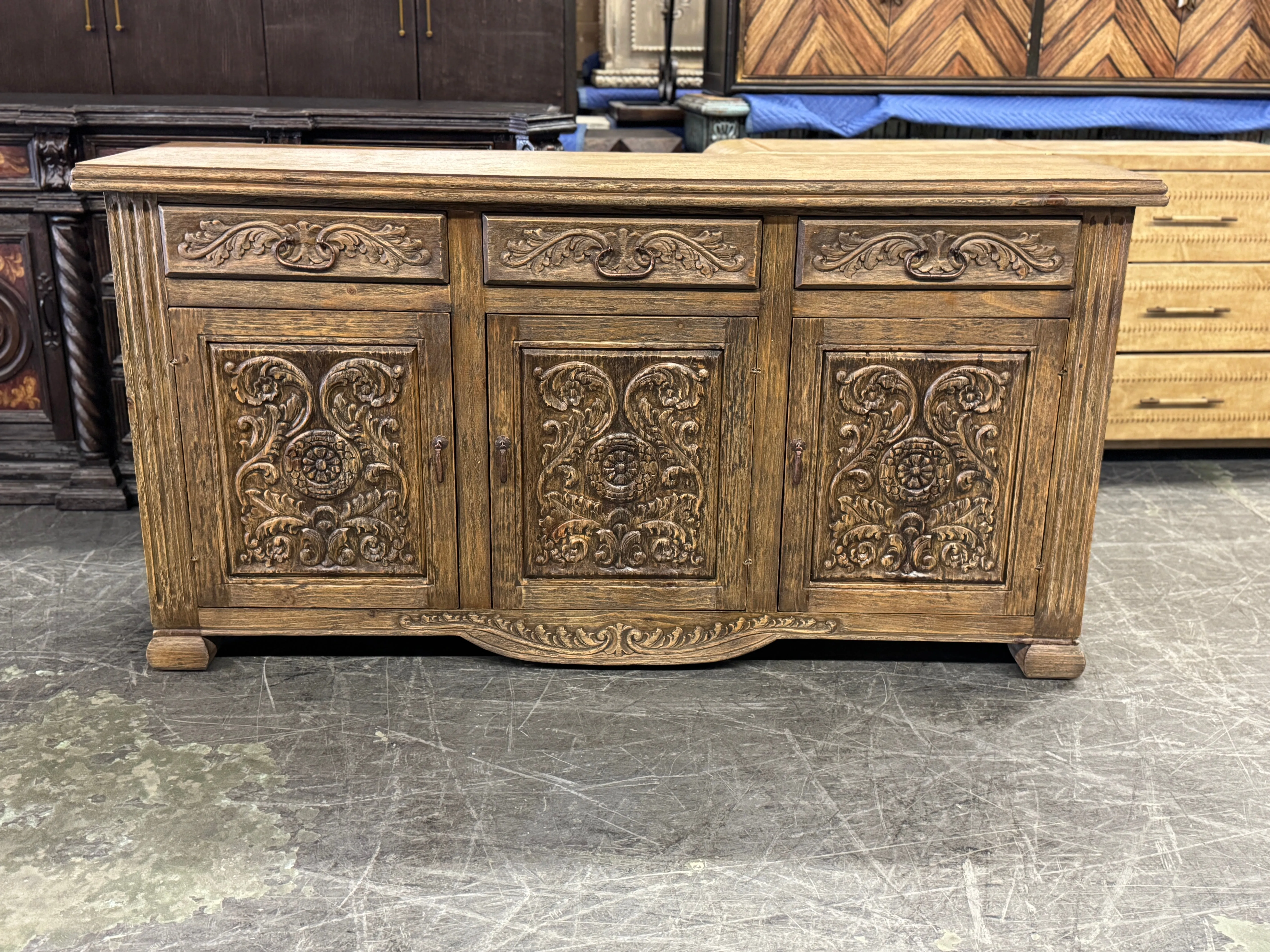 Monaco Hand Carved Buffet