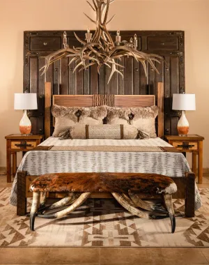 Montana Morning Modern Rustic Bed bedroom furniture, nightstand