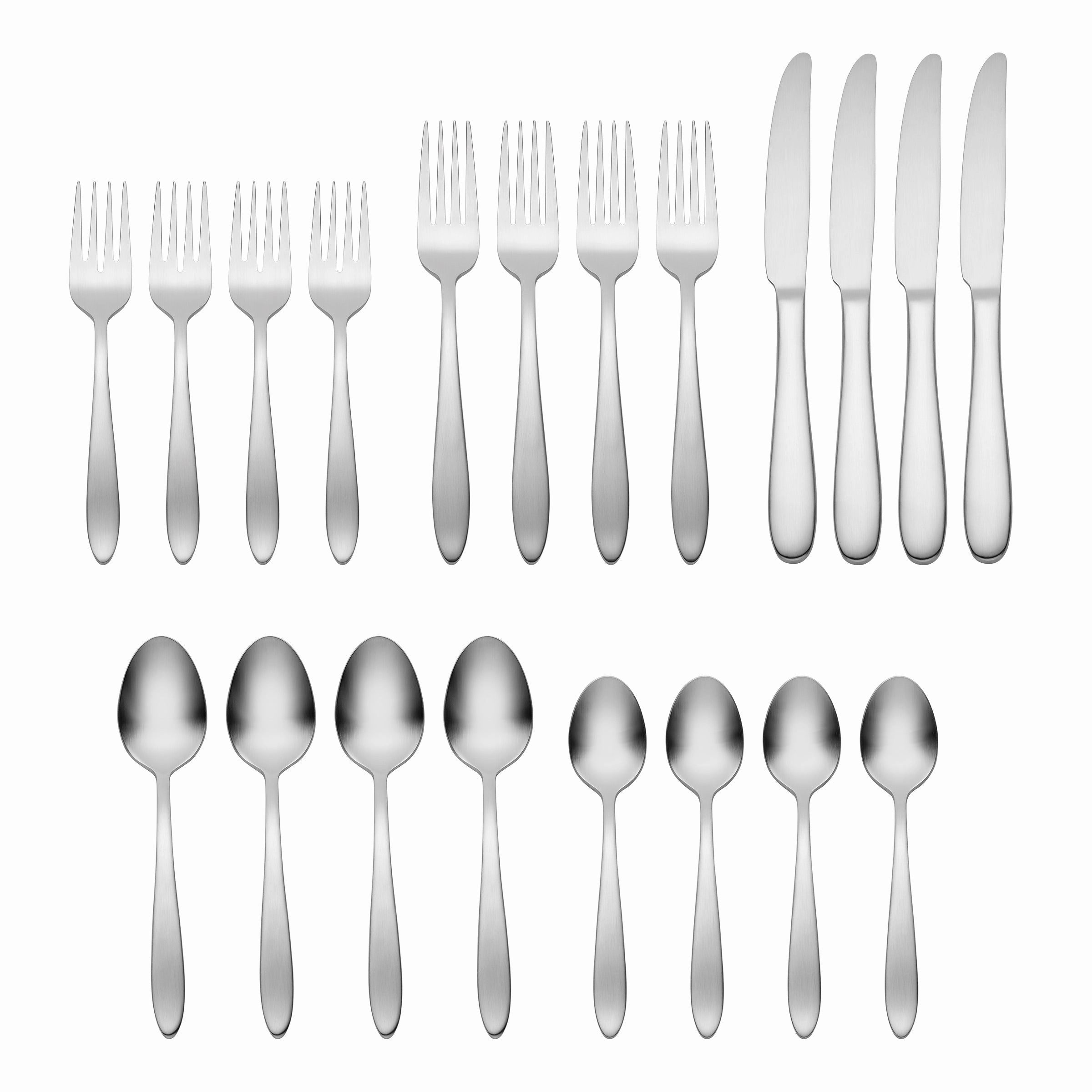 Mooncrest Satin 20 Piece Flatware Set