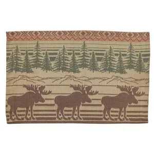 Moose in the Mountains Placemat Set blender, kitchen appliance