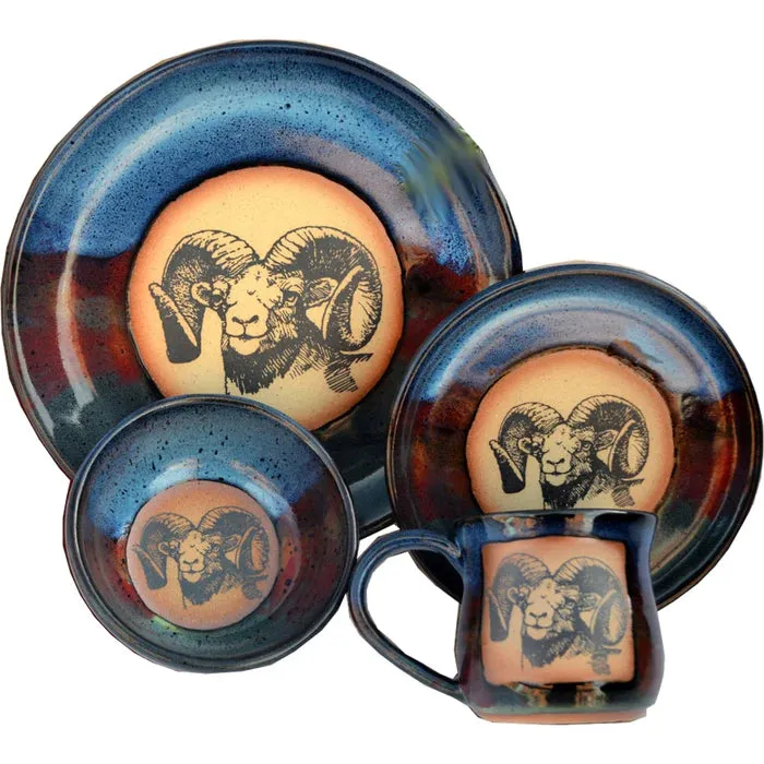 Mountainscape Bighorn Sheep Dinnerware