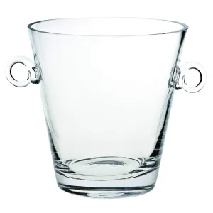 Mouth Blown European Crystal Ice Bucket or Cooler shower curtain, waterproof liner
