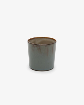 Mug cylinder high smoky blue/misty gray Terres de rves