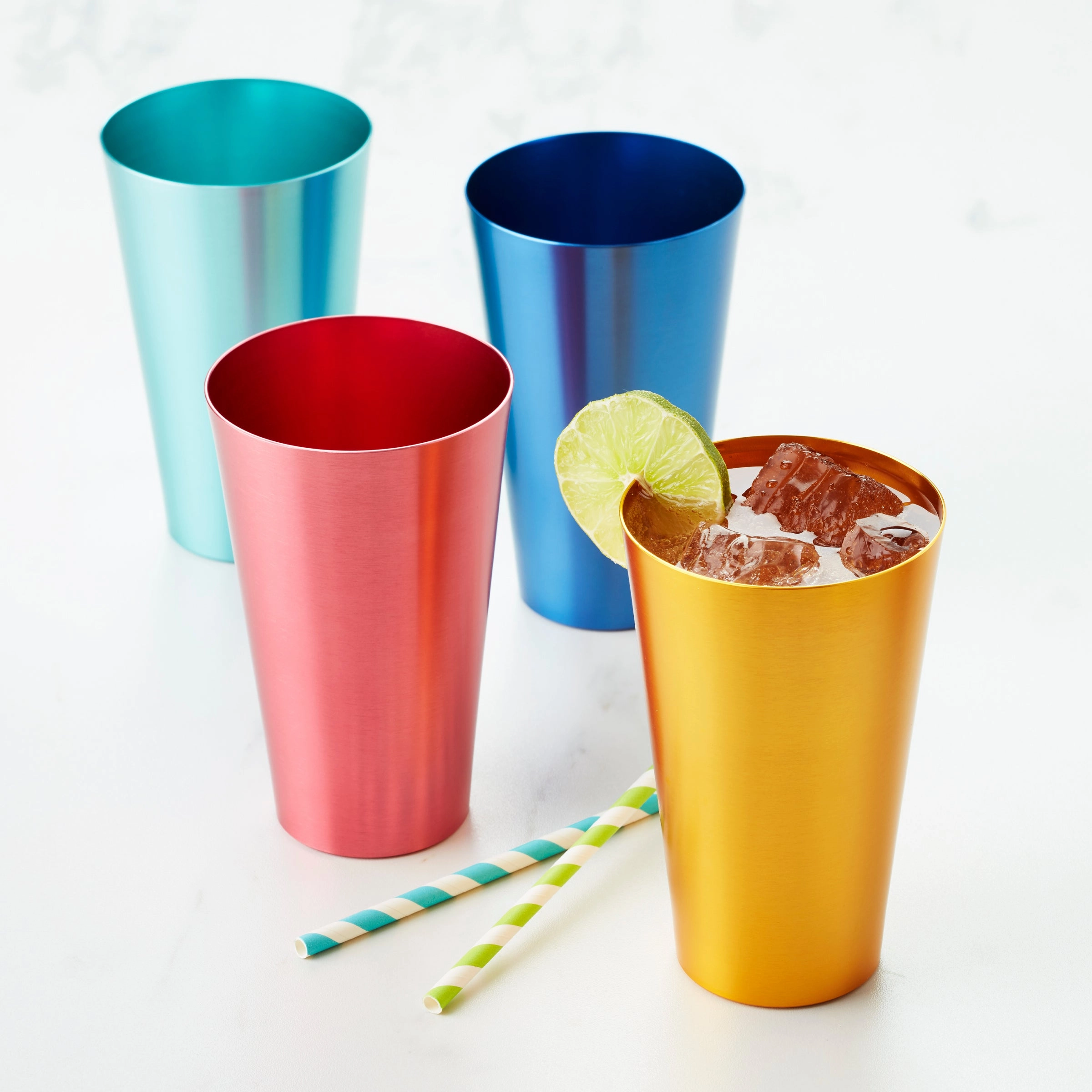 Multicolor All-Purpose Cups - Set Of 4