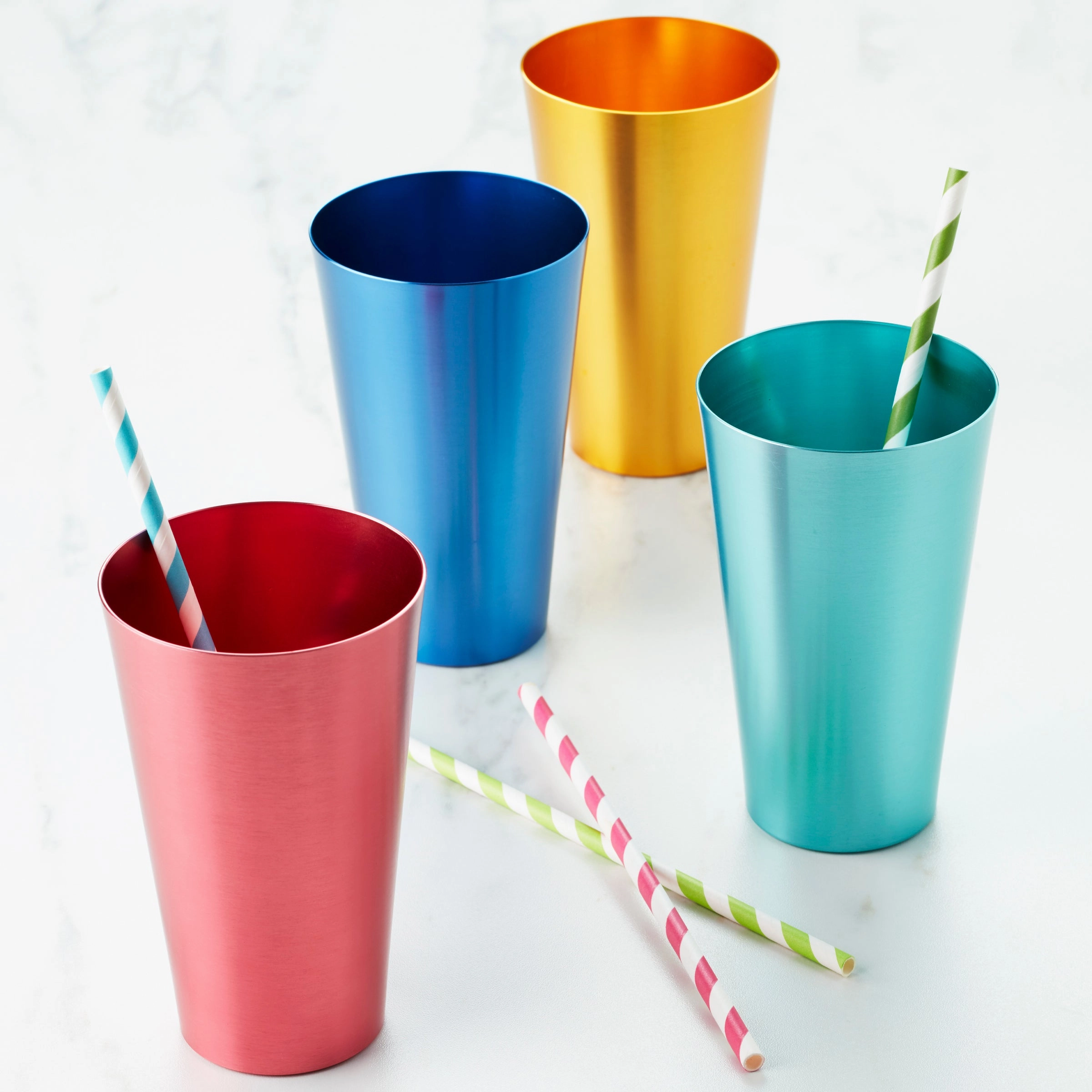 Multicolor All-Purpose Cups - Set Of 4