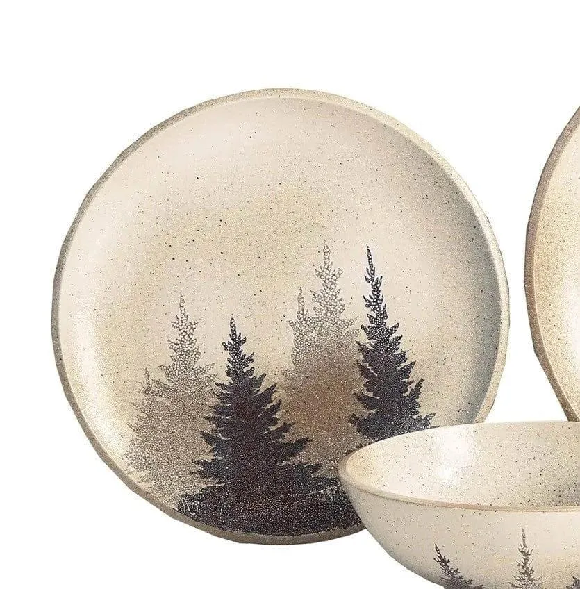Mystic Pines Salad Plates toilet seat cover, slow close seat