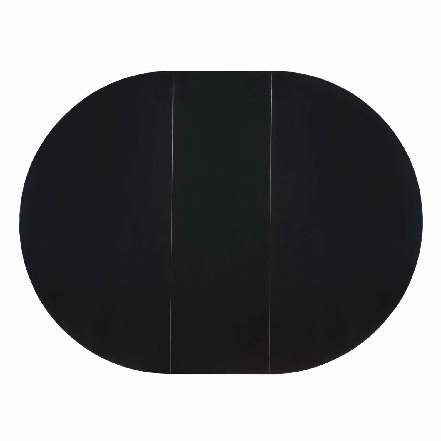 Natalia Extendable Round Dining Table - Black