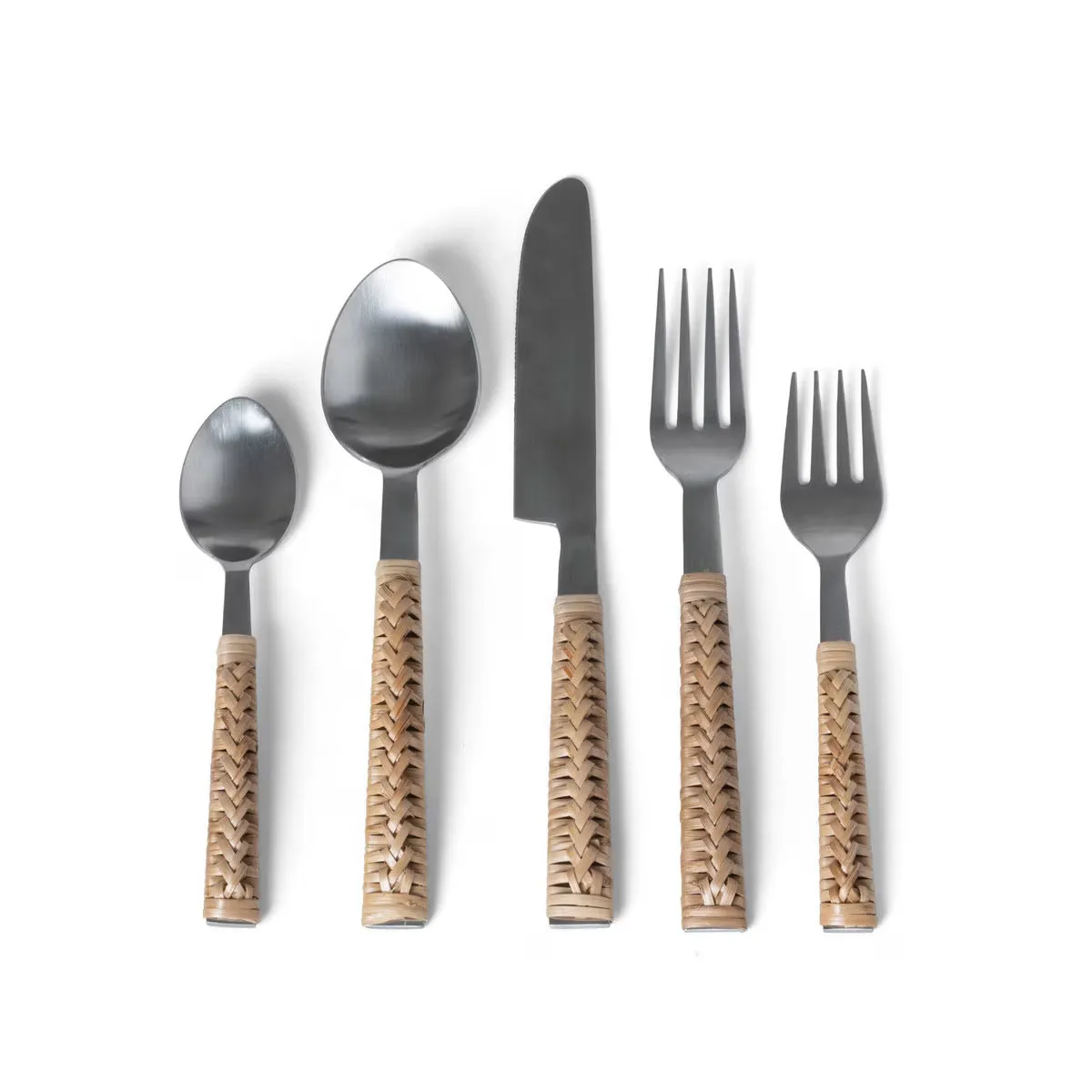 Natural Bamboo Handled Flatware