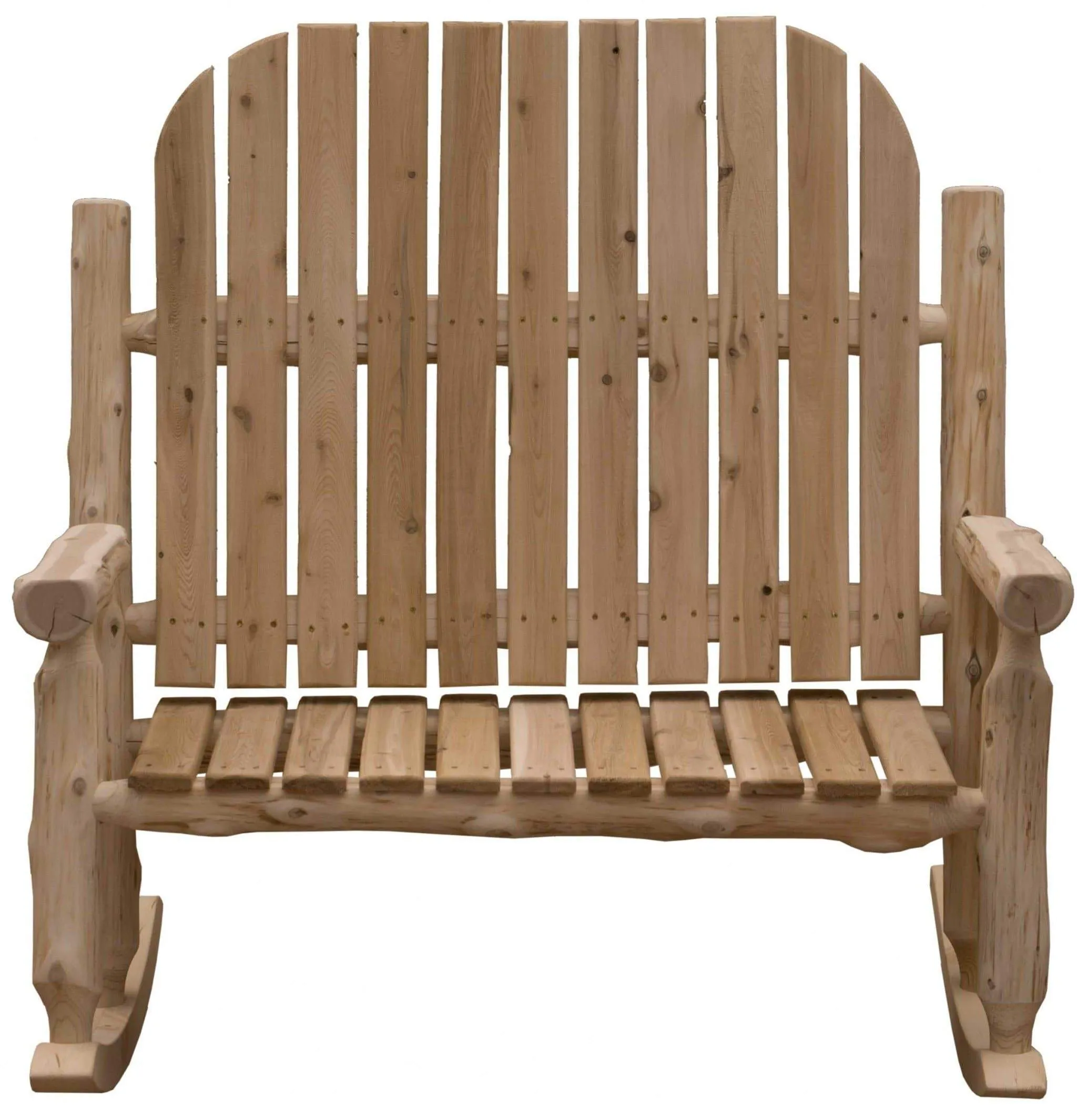 Natural Cedar 2 Person Adirondack Rocker