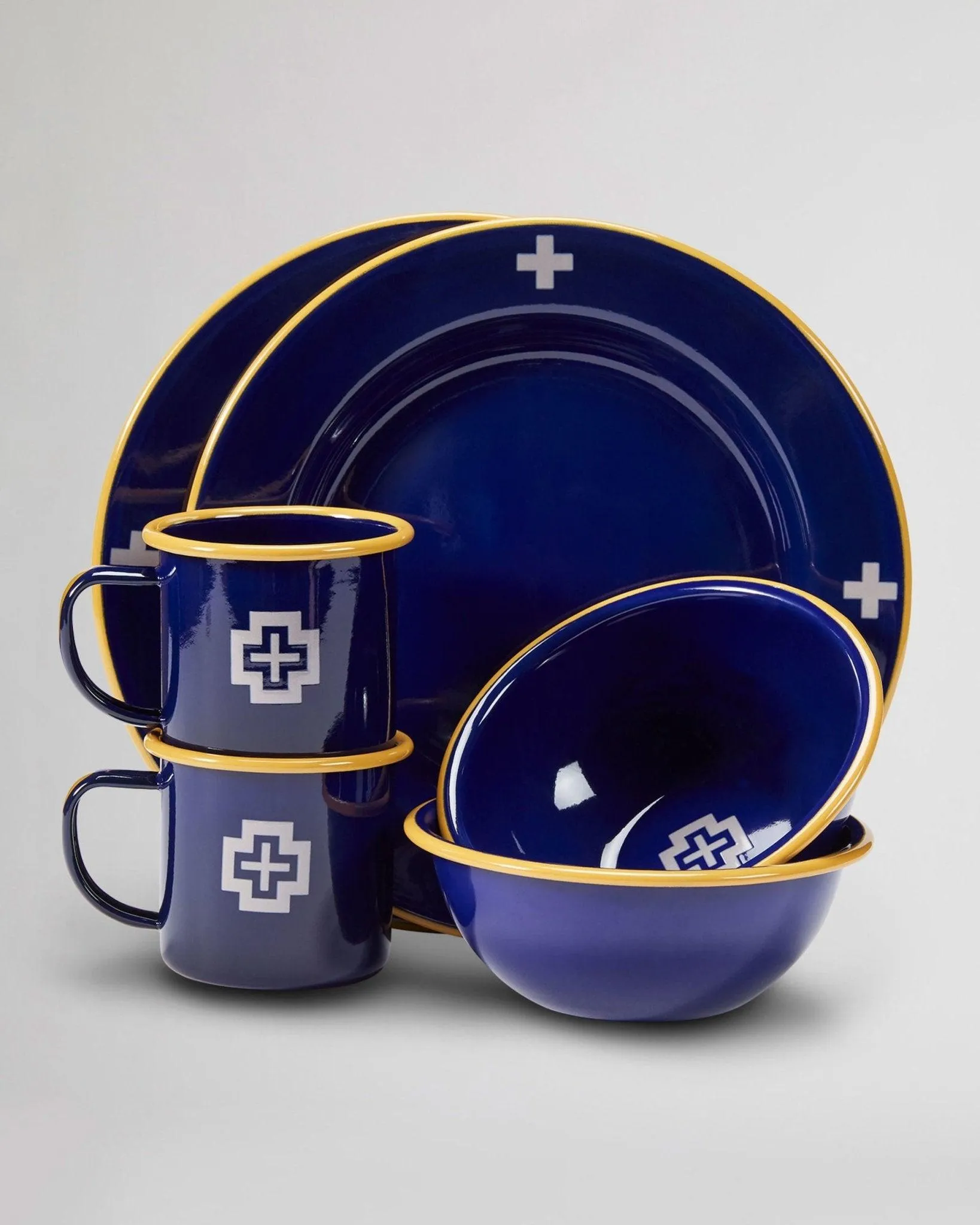 Navy Cross Enamelware Pendleton Dinnerware